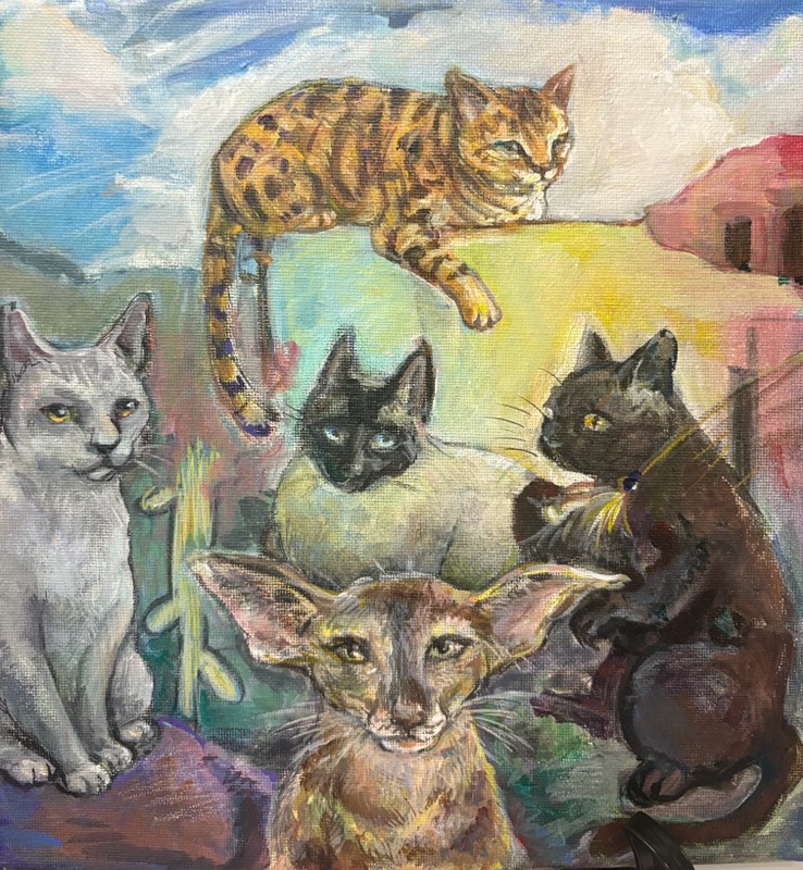 Painting by Nicole Caggiano